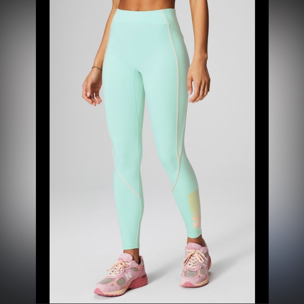 LIKE NEW Fabletics Mint Green Leggings